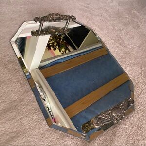 Elegant Silver Vanity Tray